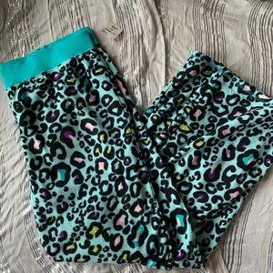 NWT Leopard print pajama pant size Large